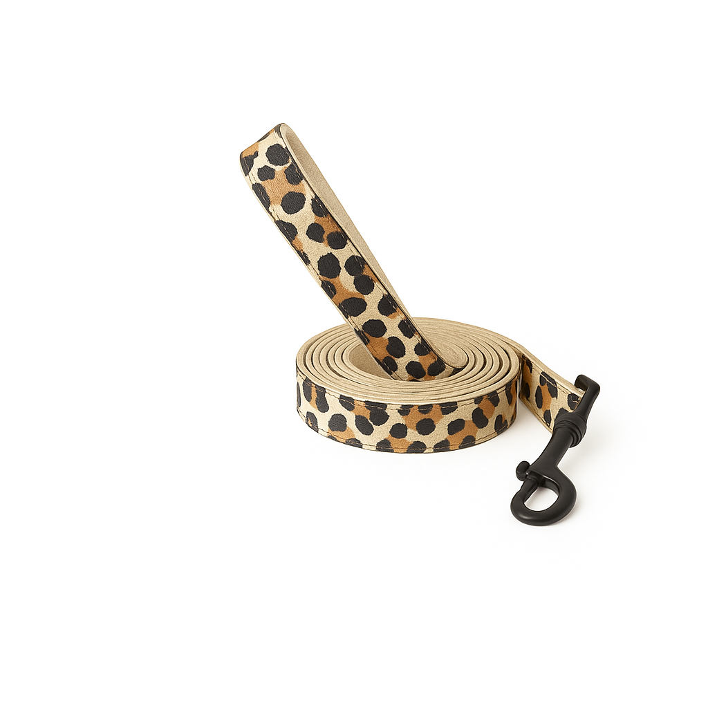 Lou - Laisse à Motif Léopard