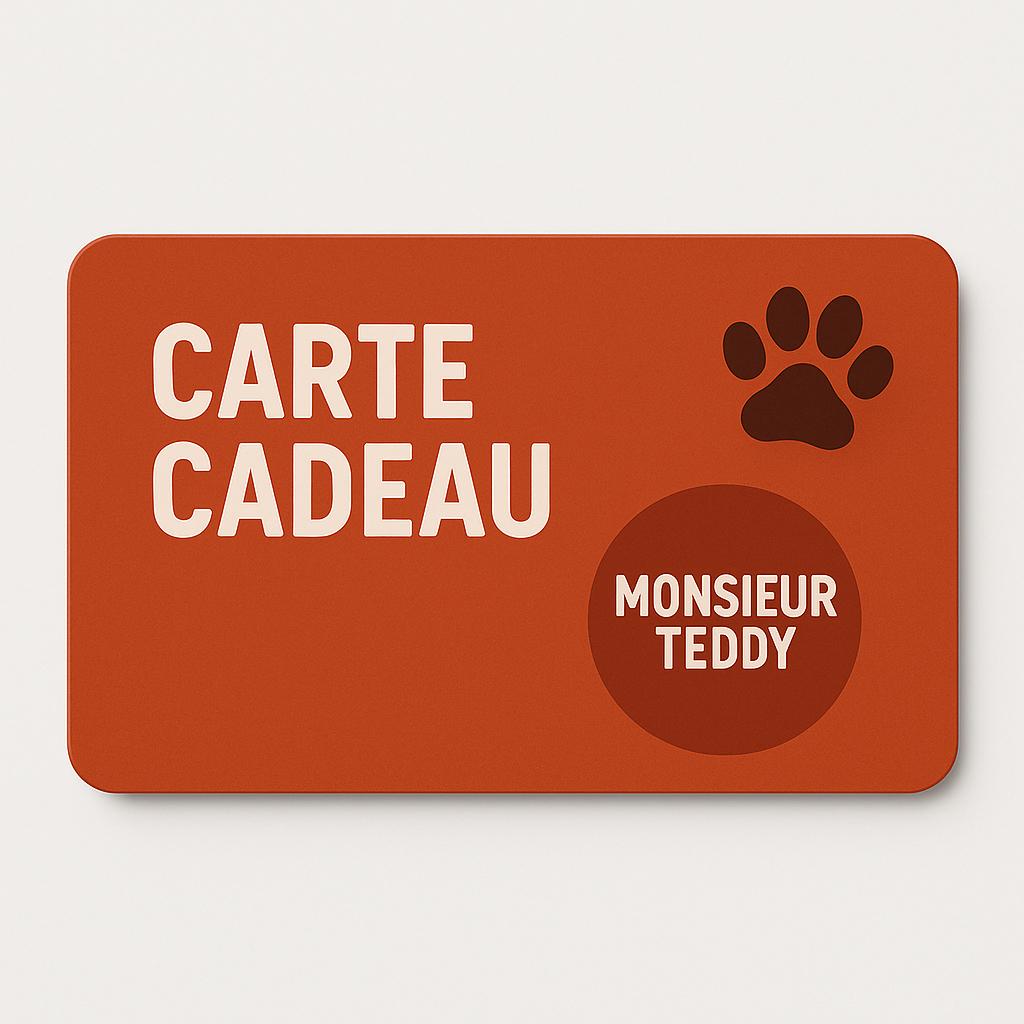 Carte cadeaux monsieur teddy